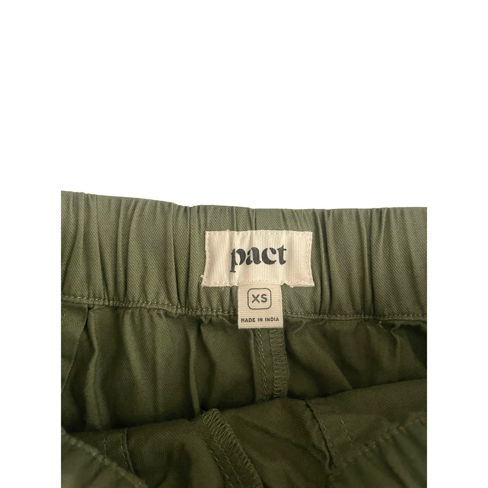 Pact Organic Cotton Daily Twill Utility Skirt Olivine Green Size‎ XS Knee Length - Picture 11 of 14
